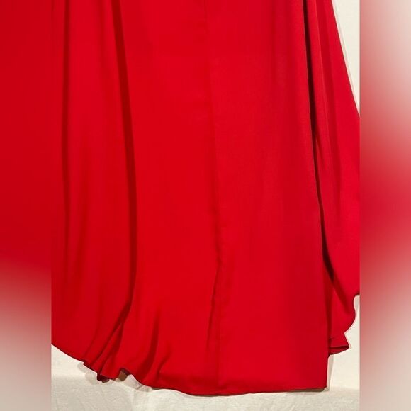 Impulsive bright red mullet top - Picture 4 of 7